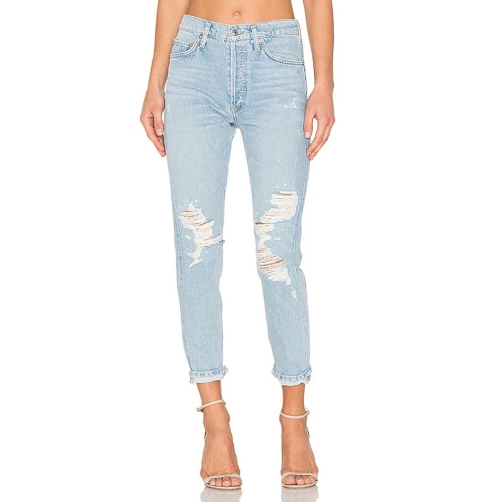 Agolde Jamie High Rise Classic In Ever More 24